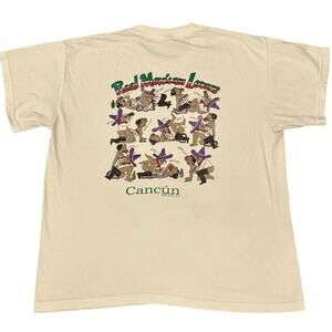 Vintage 90s Real Mexican Lovers NSFW Cancun Double Sided Shirt Adult Medium